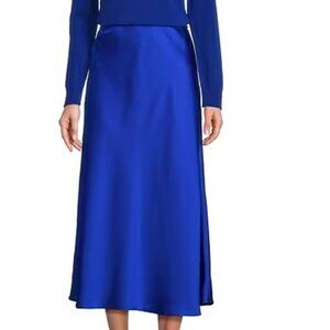 Antonio Melani Blakely Cobalt Blue Satin Skirt, US 2